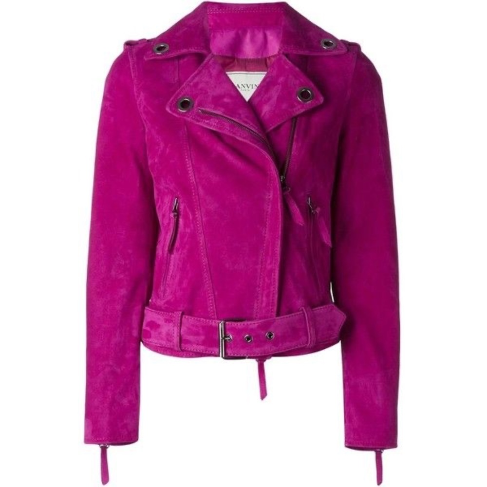 LANVIN leather biker jacket and skirt set NWT jacket retails $4500